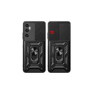 Étui magnétique Realme C65 4G Vega en silicone bleu pour téléphone portable avec protection coulissante de l'appareil photo, compatible avec 14 Plus 13 Pro Max - Product Image 3