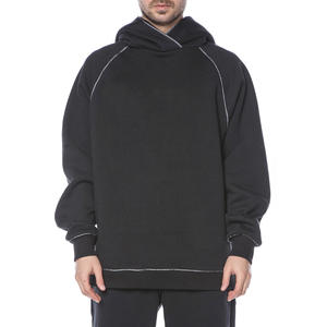 Survêtement Boxy à Capuche pour Homme, Survêtement en Coton Polaire 500 GSM, Ensemble d'Hiver Respirant, Baggy, Surdimensionné, Confortable et Confortable - Product Image 4