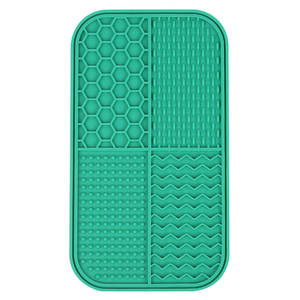 Bulk <b>silicone</b> licking <b>mat</b> for pets calming feeder <b>mat</b> promotes calm behavior improves digestion safe reusable durable design - Product Image 5