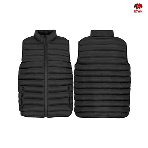 Gilet matelassé décontracté pour homme Ryan Pro Gear, imperméable, respirant, col montant, fermeture éclair, logo sur le devant, design ODM - Product Image 6