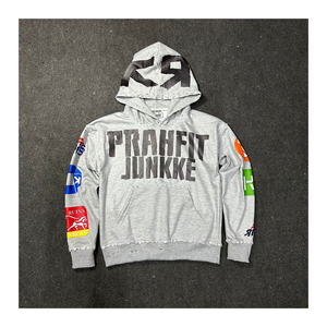 Pull à capuche unisexe personnalisé en gros Sweat à capuche vintage en polyester/coton pour hommes Sweat à capuche homme lourd de haute qualité 500 g/m² - Product Image 1