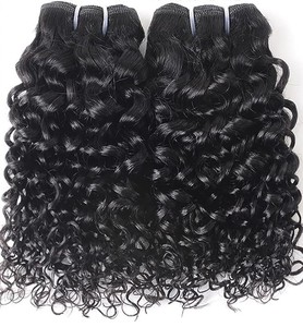 Ethical 10 pulgadas Remy Indian Hair Extension Cabello humano rizado - Product Image 1