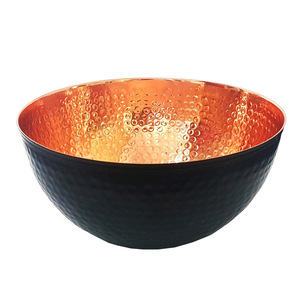 Bol en cuivre pour restaurant, design unique, bol de rangement pour riz et fruits, bol de couleur marron pour la vaisselle, meilleur prix - Product Image 6