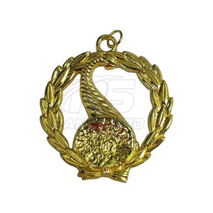 Conjunto de Collar y Joyas Masónicas, Regalia Masónica Completa para Oficiales, Conjunto de Collar y Joyas Masónicas Premium - Product Image 2