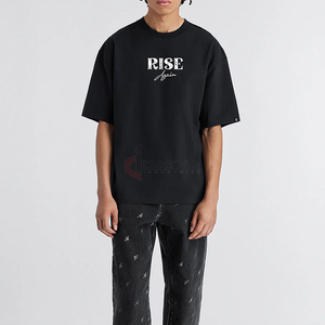 Fabricant de t-shirts DTG graphiques Streetwear à impression numérique personnalisée, poids lourd 300GSM - Product Image 2