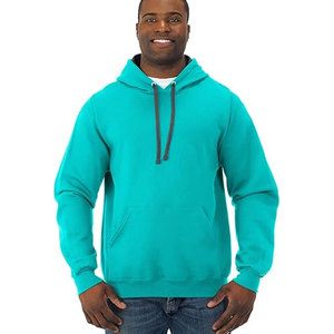 Sweat à capuche blanc classique avec poche kangourou pour hommes, sweat-shirt à capuche Hip Hop de qualité supérieure avec impression de logo, vente en gros - Product Image 5