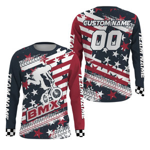 Maillot de motocross personnalisé, maillot en tissu mesh sublimé pour VTT, MX et cyclisme, 100% polyester, personnalisé pour homme - Product Image 4
