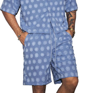 Conjunto de pantalones cortos de mezclilla para hombre bien diseñados, ropa de invierno informal sólida de secado rápido - Product Image 6