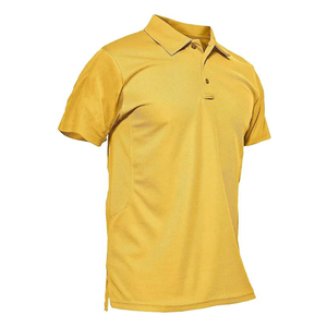 Venta caliente hombres Slim Fit logotipo personalizado poliéster verano manga corta secado rápido polos para hombres - Product Image 1