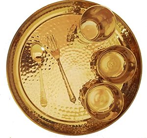 Juego de cena de latón, venta al por mayor, precio de fábrica a granel, juego de cena de latón, tamaño personalizado, juego de cena de latón de la mejor calidad - Product Image 2