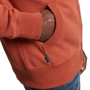 Sweats à capuche zippés à manches longues vierges de haute qualité pour hommes, couleur unie, 100% coton avec poches basiques - Product Image 3