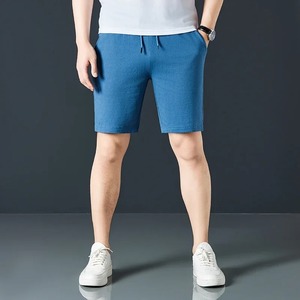 Pantalones cortos de playa informales de verano para hombre, pantalones cortos deportivos de secado rápido para correr, traje de baño ecológico con patrón sólido - Product Image 5