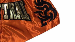 Pantalones cortos unisex especiales de competición con parches personalizados para hombre, ropa de atleta, pantalones cortos profesionales de Muay Thai - Product Image 3