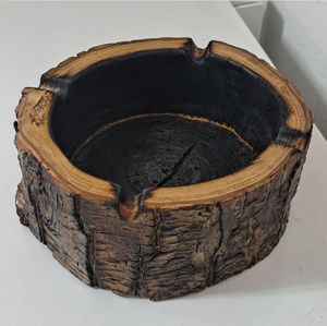 Cendrier carré en bois de style américain de qualité supérieure avec intérieur profond pour villas modernes, hôtels, halls et espaces de repos dans les jardins - Product Image 2