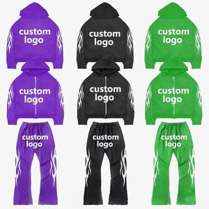 Survêtement confortable pour femme Sweat à manches longues et ensemble de jogging pour les voyages de gymnastique d'automne et d'hiver ou un usage quotidien - Product Image 1