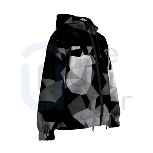 แจ็คเก็ตกันลมมีฮู้ดสำหรับผู้ชายผู้หญิงเสื้อกันลมมีฮู้ดกันน้ำ - Product Image 1