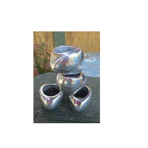 Anneau porte-Serviette en aluminium créatif, faveurs de mariage, vente en gros, porte-Serviette carré, anneau de Serviette à vendre - Product Image 2