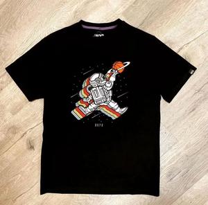 Camiseta de alta calidad para hombre 100% algodón transpirable 220 gramos tela patrón sólido estilo Casual Material venta al por mayor camiseta - Product Image 4