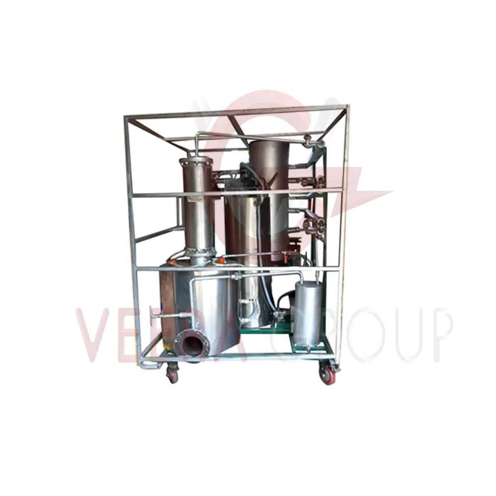Hindistan'da yapılan endüstriyel dizel için atık yağ için Veera D200sc damıtma makinelerinin en güvenilir kalitesi