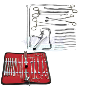 Kit de Instrumentos Quirúrgicos Ginecológicos Reutilizables de Acero Inoxidable de Alta Calidad para Dilatación y Curetaje Manual de REEAX Enterprises - Product Image 1