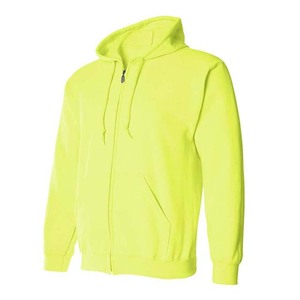 Sweat à capuche en coton pour hommes, vêtement de gymnastique de bonne qualité, meilleur vente, logo personnalisé brodé, poche latérale, fermeture éclair - Product Image 2