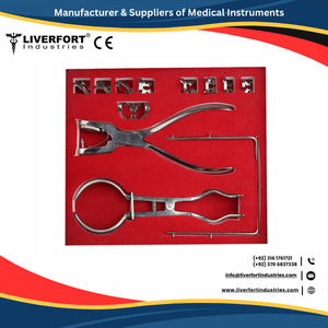 Nouveau kit de démarrage de 12 pinces de fixation en caoutchouc pour instruments dentaires orthodontiques en acier inoxydable de classe I, avec étui, certifié CE ISO - Product Image 6