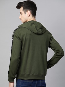 Sudadera con capucha de manga larga para hombre, 100% algodón, corte ajustado, estilo urbano, con cremallera completa, logotipo personalizado OEM, invierno, venta al por mayor - Product Image 5