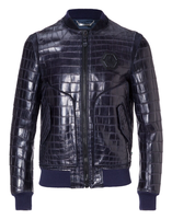 Blouson Bomber en Cuir pour Homme Hiver Décontracté Haute Qualité, Motif Tigre sur Toile, Col Montant, Fermeture Éclair, Service OEM Personnalisé