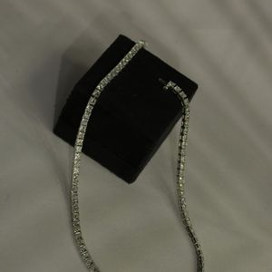 Stylish 27.96ct lab grown <b>diamond</b> moissanite statement <b>bracelet</b> princess vs1 gold rose gold silver oem odm low moq b2b - Product Image 6