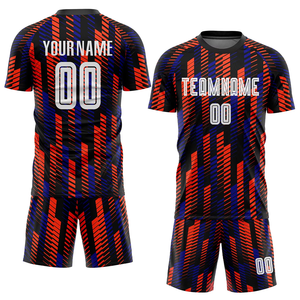 Uniforme de football pour hommes, fabrication professionnelle, prix abordable, imprimé, 100% polyester extensible, sans couture, antibactérien, respirant, faible MOQ - Product Image 2