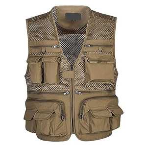 Gilet Cargo pour hommes en plein air, été, travail photo, pêche, safari, gilet dans un style unique et de bonne qualité - Product Image 6