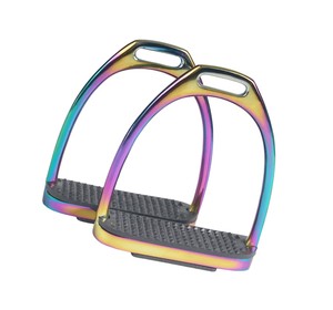 Estribos de equitación de acero inoxidable 304, agarre de seguridad reutilizable, Base ancha, ligero, duradero, certificado CE, novedad - Product Image 3