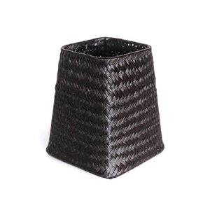 Macetas pequeñas de paja de bambú para decoración de oficina, decoración de mesa | Maceta hecha en Vietnam - Product Image 5