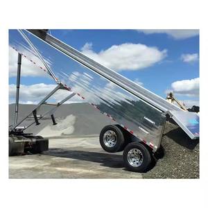 Remorque à benne basculante avec cadre à 8 poutres en I, essieux doubles tandem, 16 000 lb de poids total autorisé en charge, composants de base pour le transport agricole - Product Image 3