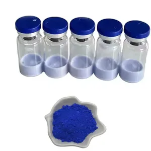 99% purezza NAD peptidi in polvere Anti-invecchiamento Peptide di rame GHK-CU polvere blu per CAS89030-95-5 Anti-invecchiamento