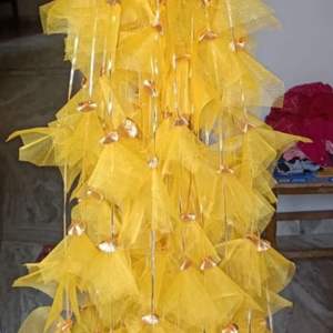 Guirnaldas Decorativas de Flores Artificiales Gota para Bodas, Borlas de Red, Decoración de Patio, Escenario, Diwali y Templos para Decoración del Hogar - Product Image 3