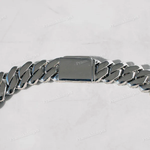 Chaîne cubaine antique 14K or massif 19MM Moissanite collier VVS clarté EF couleur 16-24 pouces Style Hiphop bijoux pour hommes et femmes - Product Image 3