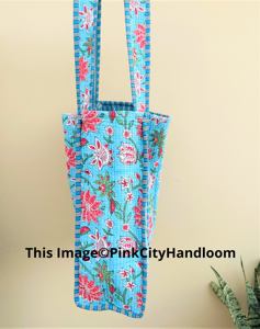Hand Block Printed Women <b>Shopping</b> Shoulder <b>Bag</b> Indian Quilted Purse Cotton Eco Friendly <b>Bags</b> Women Tote <b>Bags</b> - Product Image 3