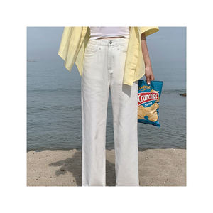 <b>Summer</b> Cool <b>Pants</b> Cotton <b>Pants</b> Wide Fit Hush Cotton Wide <b>Pants</b> Fall Straight Down - Product Image 4