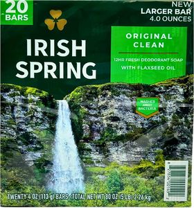 Jabón Mineral en Barra Hecho a Mano Irish Spring Icy Blast Antiséptico, Aclarante y Blanqueador, con Aroma Fresco y Limpio para Hombre, Duración de 12 Horas - Product Image 6