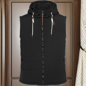 Gilet en toile athlétique pour homme – Tendance, pratique, respirant, écologique – Idéal pour l'entraînement, la randonnée, les tenues décontractées et comme vêtement d'extérieur - Product Image 1