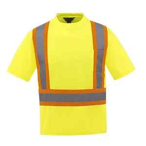 Camisa de Trabajo Personalizada con Botones y Cinta Reflectante, Camisa de Seguridad de Algodón para Hombre a Precio Económico 2026 - Product Image 3