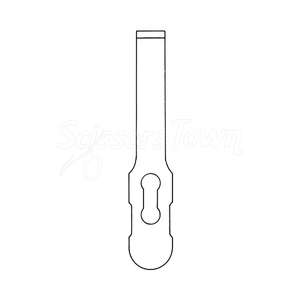 Hoja de cincel intercambiable Accesorio ortopédico quirúrgico recto de acero inoxidable para procedimientos óseos - Product Image 6