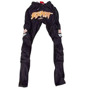 Pantalones de chándal de lana de algodón unisex de alta calidad personalizados de talla grande estilo de invierno informal para hombres y mujeres - Product Image 6