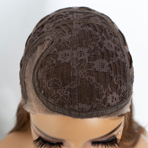 Perruque synthétique Rebecca Product <span class=keywords><strong>MELISSA</strong></span> HD Lace Front en fibre résistante à la chaleur, non inflammable, cheveux ondulés naturels, sans colle - Product Image 6