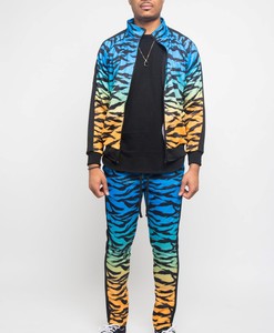 ชุดวอร์มฟุตบอลแบบ unisex ทรงปกติ ติดกระดุม คุณภาพสูง พิมพ์ลายนูน กันลม ระบายอากาศได้ดี ผลิตจากโพลีเอสเตอร์/คอตตอน - Product Image 4