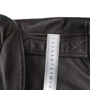 Veste en cuir pour homme pour motard, usée, de haute qualité, respirante, écologique, décontractée, personnalisable - Product Image 6