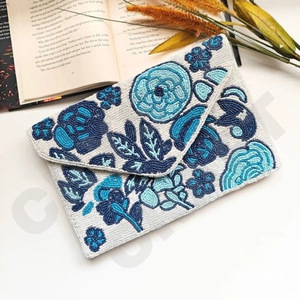 Bolsos de Hombro de Diseño para Mujer, Bolsos de Lujo, Bolsos de Mano para Fiestas, Bolsos de Noche Tropicales con Cuentas Personalizados, Hechos a Mano, para Halloween y Año Nuevo - Product Image 5