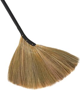 Escoba ecológica de cerdas de hierba para limpieza del hogar, decoración hecha a mano de primera calidad, escoba de hierba de tigre para diseño de interiores - Product Image 1