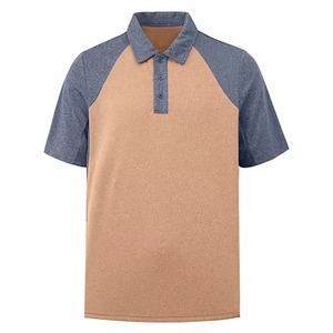 Chemise de golf pour homme à manches courtes, anti-froissement, de haute qualité, 140g, en coton respirant, grande taille, décontractée, multi-panneaux - Product Image 6